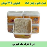 عسل باموم چهل گیاه (5 تا یک کیلویی)