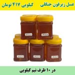 عسل زیرفون (10 تا نیم کیلویی)