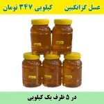 عسل گزانگبین (5 تا یک کیلویی)